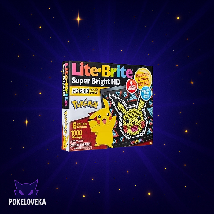 Lite Brite Super Bright HD Pokemon Edition