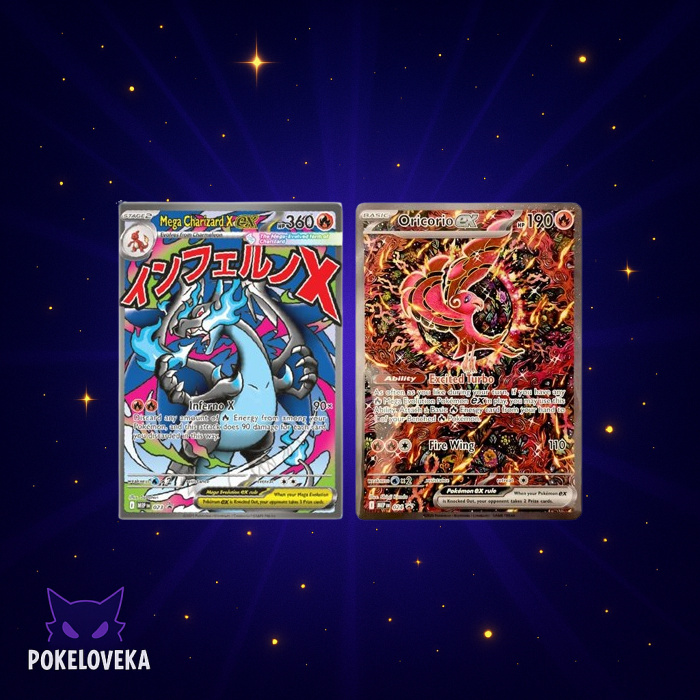 Promo From Mega Charizard X UPC (M Charizard + Oricorio)