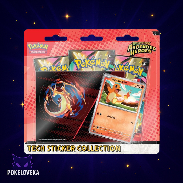 Ascended Heroes Tech Sticker Collection - Charmander