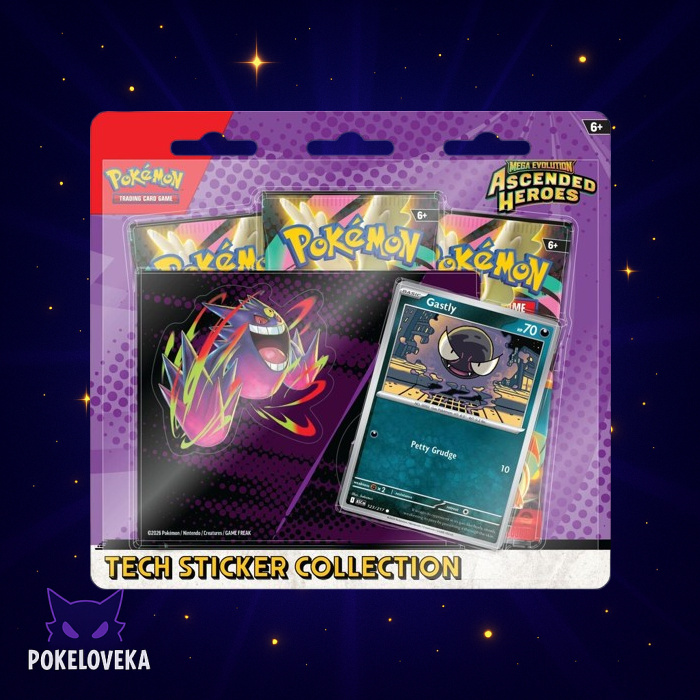 Ascended Heroes Tech Sticker Collection - Gastly