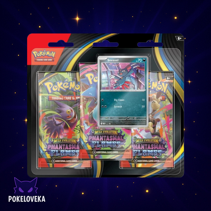 Phantasmal Flames 3 Pack Blister [Sneasel]