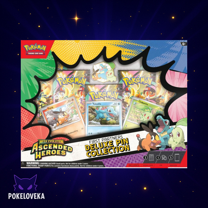 Ascended Heroes First Partners Deluxe Pin Collection