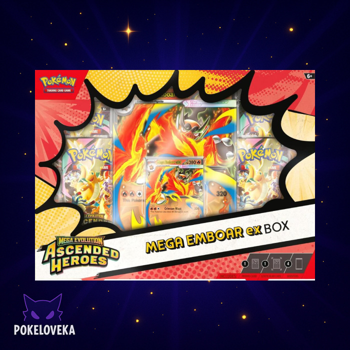 Ascended Heroes Mega Emboar ex Box 