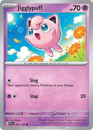 Jigglypuff (Paldea Evolved 083/193)