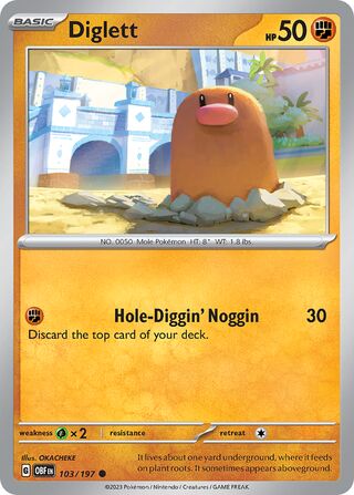 Diglett (Obsidian Flames 103/197)