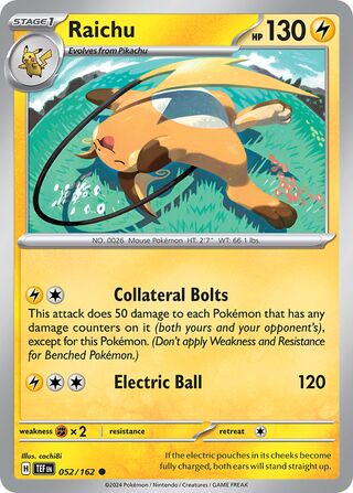 Raichu (Temporal Forces 052/162)