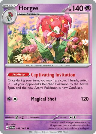 Florges (Twilight Masquerade 088/167)
