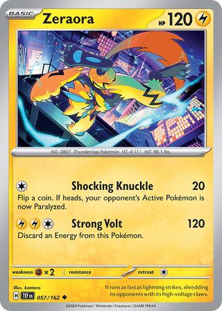 Zeraora (Temporal Forces 057/162)