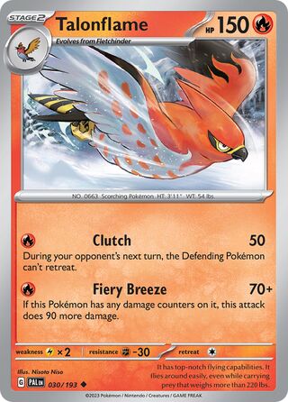 Talonflame (Paldea Evolved 030/193)