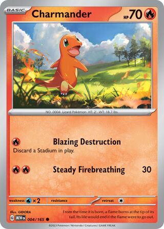 Charmander (Scarlet & Violet 151 004/165)