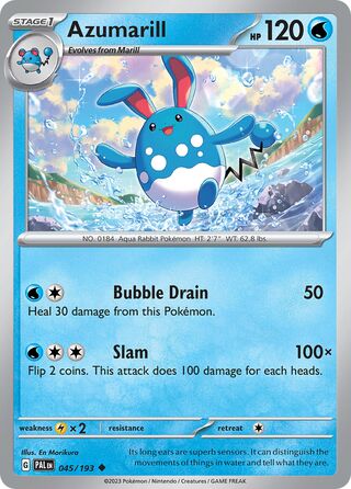 Azumarill (Paldea Evolved 045/193)