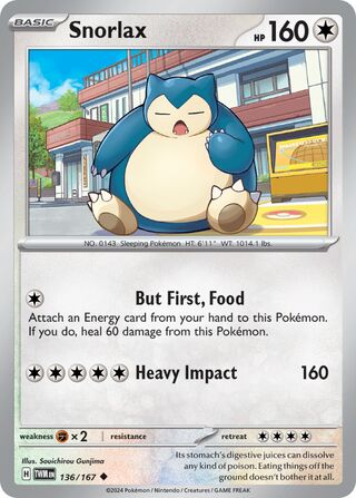 Snorlax (Twilight Masquerade 136/167)