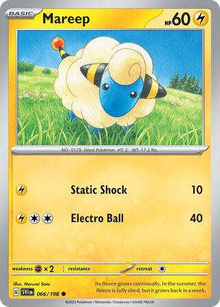 Mareep (Scarlet & Violet 066/198)