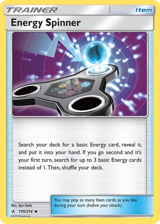 Energy Spinner (Unbroken Bonds 170/214)