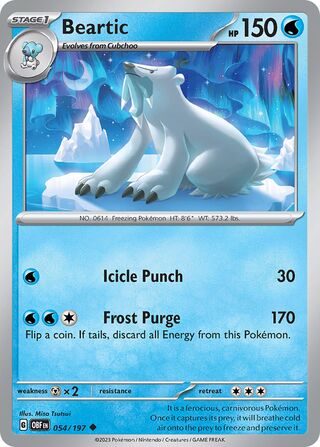 Beartic (Obsidian Flames 054/197)
