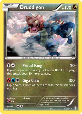 Druddigon (Steam Siege 83/114)