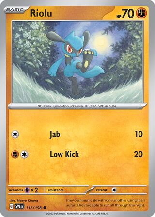 Riolu (Scarlet & Violet 112/198)