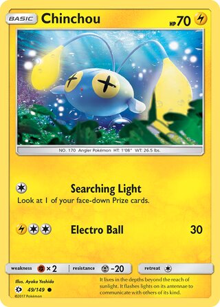 Chinchou (Sun & Moon 49/149)
