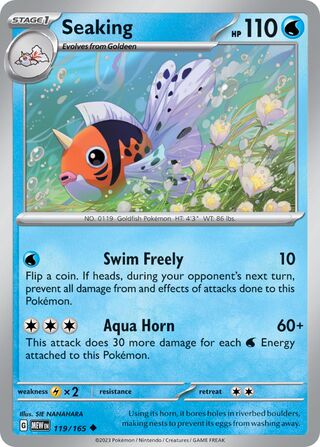 Seaking (Scarlet & Violet 151 119/165)