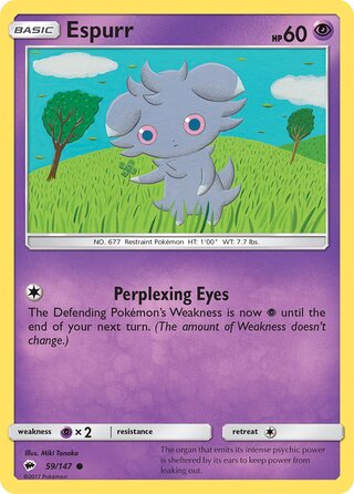 Espurr (Burning Shadows 59/147)