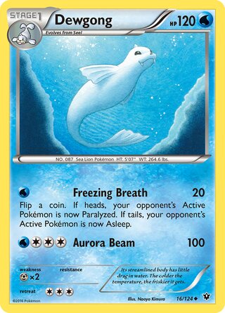 Dewgong (Fates Collide 16/124)