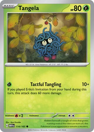 Tangela (Scarlet & Violet 151 114/165)