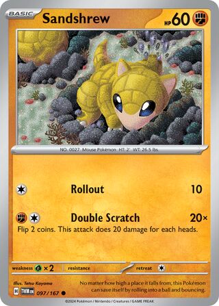 Sandshrew (Twilight Masquerade 097/167)