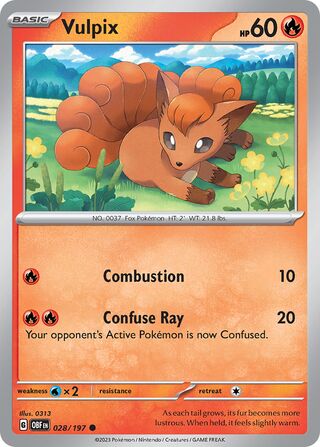 Vulpix (Obsidian Flames 028/197)