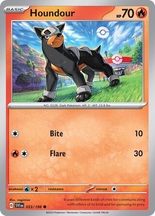 Houndour (Scarlet & Violet 033/198)