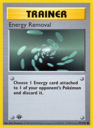Energy Removal (Base Set 92/102)