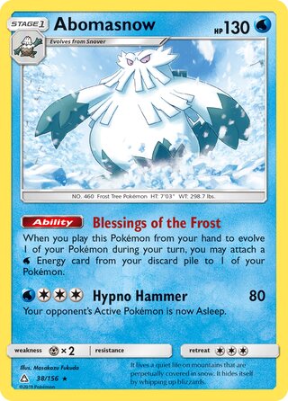 Abomasnow (Ultra Prism 38/156)