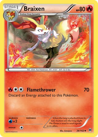 Braixen (BREAKthrough 26/162)