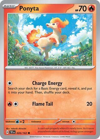 Ponyta (Temporal Forces 026/162)