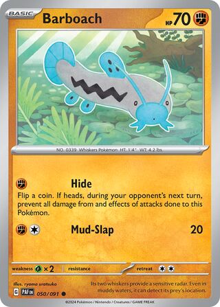 Barboach (Paldean Fates 050/091)