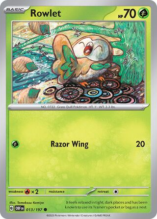 Rowlet (Obsidian Flames 013/197)
