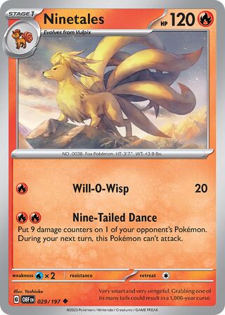 Ninetales (Obsidian Flames 029/197)