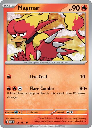 Magmar (Scarlet & Violet 151 126/165)