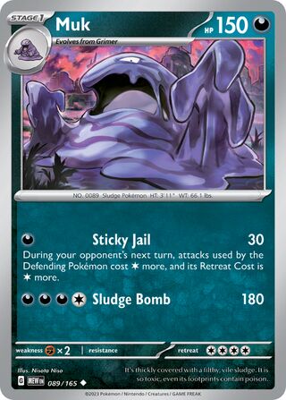 Muk (Scarlet & Violet 151 089/165)