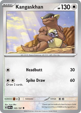 Kangaskhan (Obsidian Flames 165/197)
