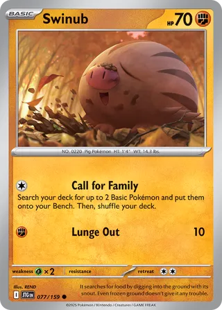 Swinub (Journey Together 077/159)
