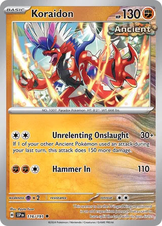 Koraidon (Surging Sparks 116/191)