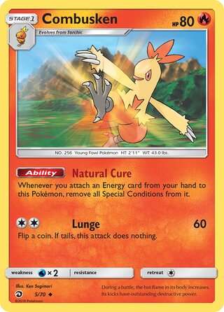 Combusken (Dragon Majesty 5/70)