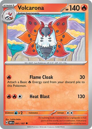 Volcarona (Obsidian Flames 041/197)