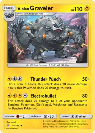 Alolan Graveler (Guardians Rising 41/145)