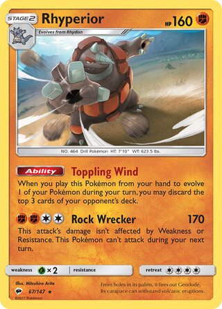 Rhyperior (Burning Shadows 67/147)