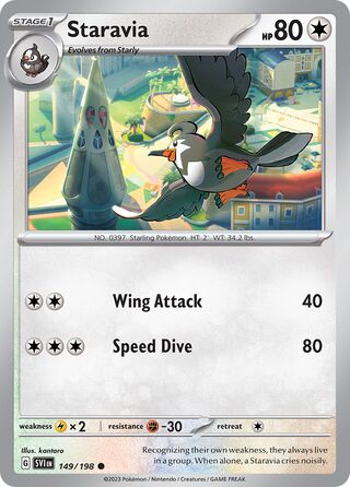 Staravia (Scarlet & Violet 149/198)