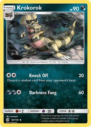 Krokorok (Sun & Moon 84/149)