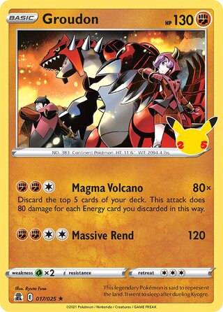 Groudon (Celebrations 017/025)