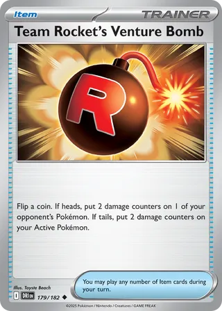 Team Rocket's Venture Bomb (Destined Rivals 179/182)