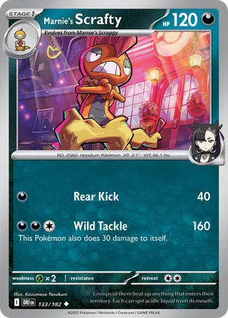 Marnie's Scrafty (Destined Rivals 133/182)